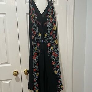 Urban Outfitters Floral Black Maxi Dress